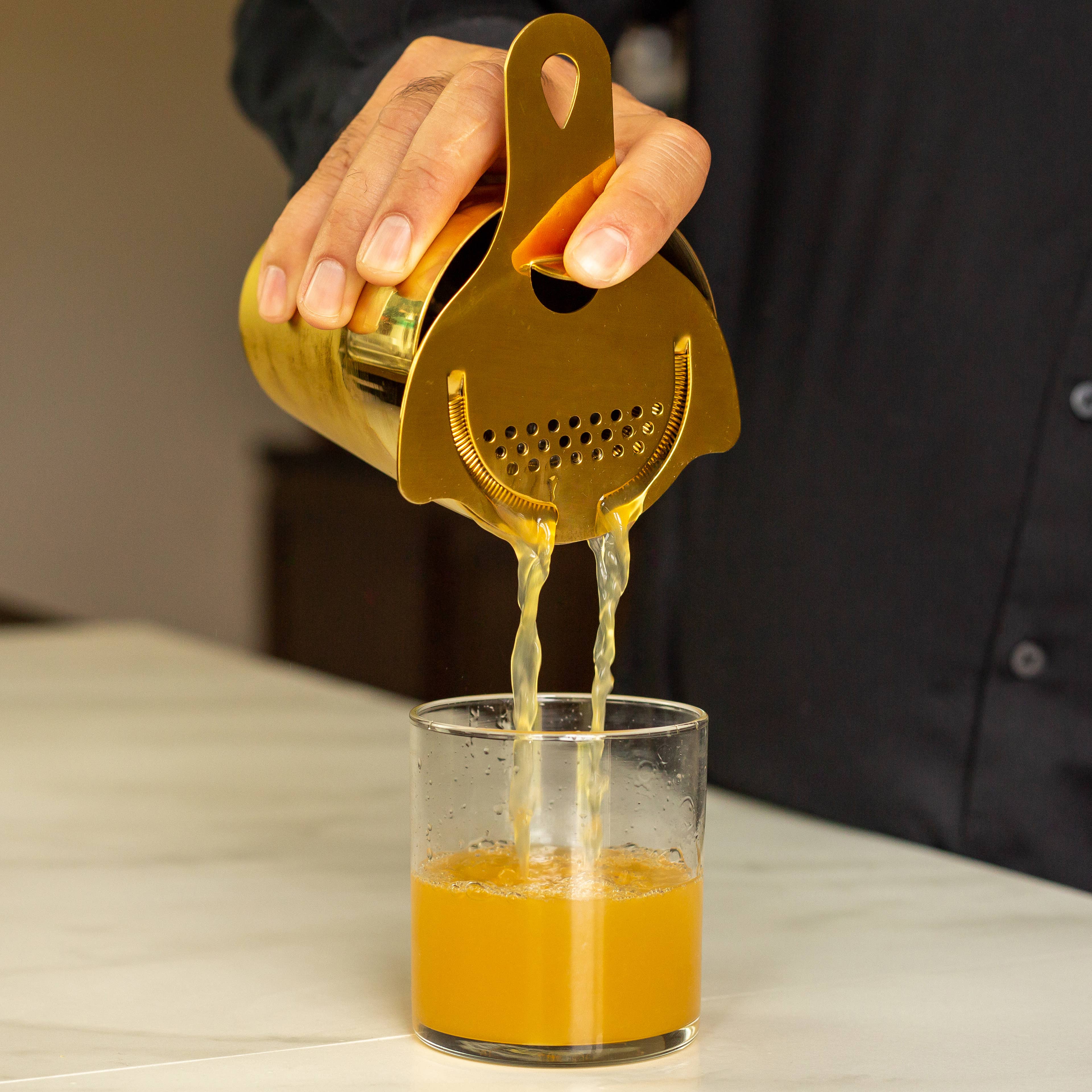 Hawthorne Strainer, Gold Cocktail Strainer - The BLVD