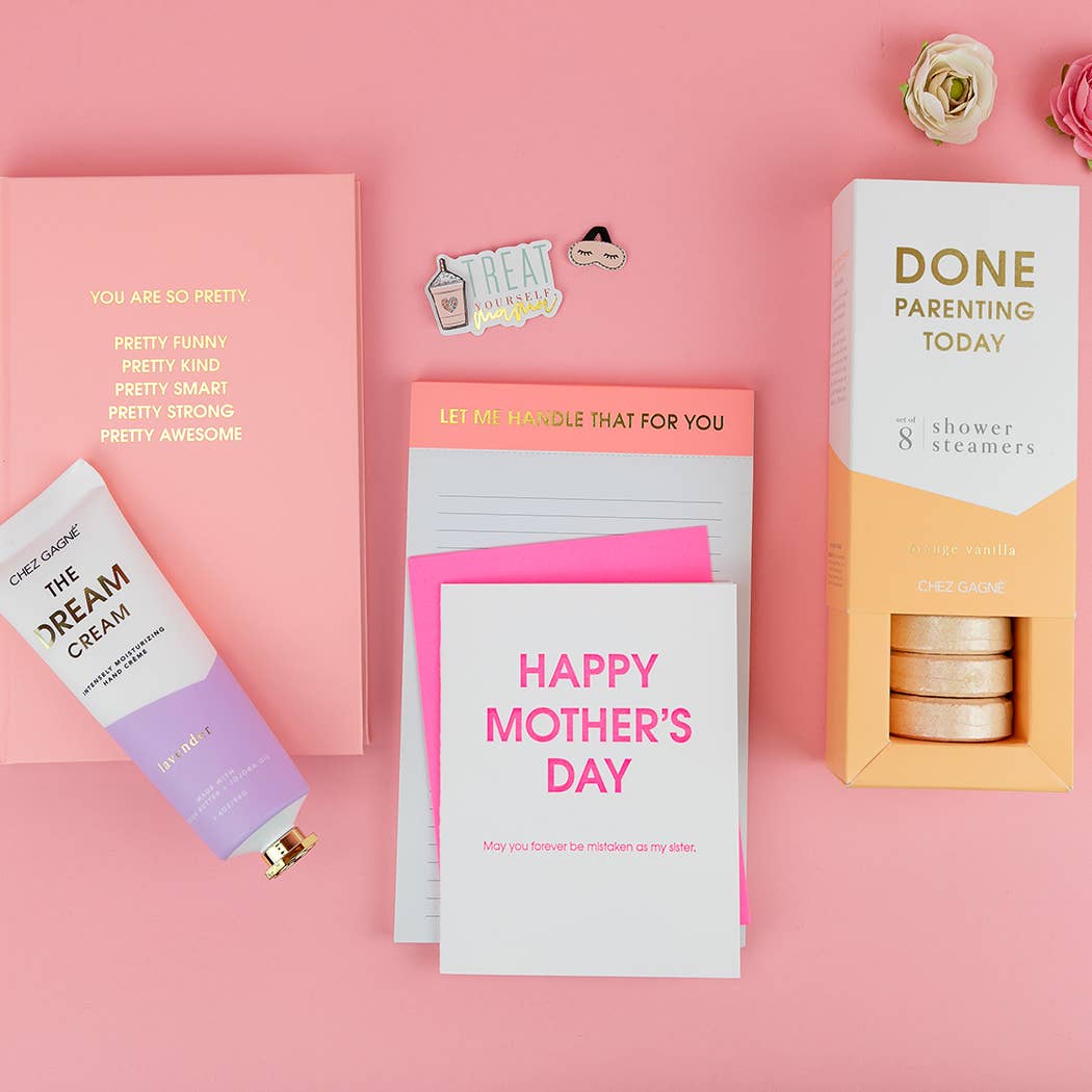 You Are So Pretty hardcover daily journal in sunset pink product photo - close-up - BLVD Boutik