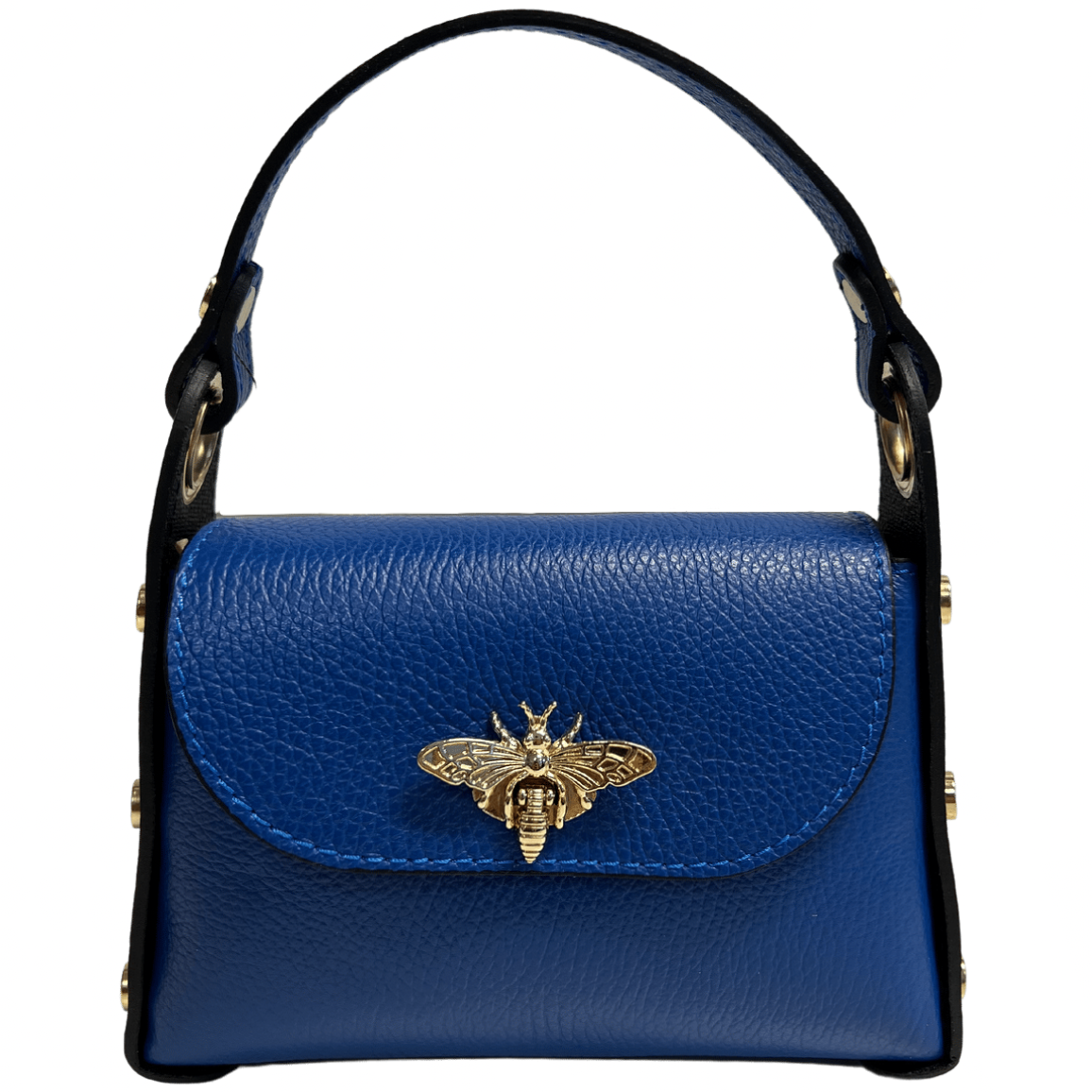 Mini Leather Bag w/Fly Closure - The BLVD