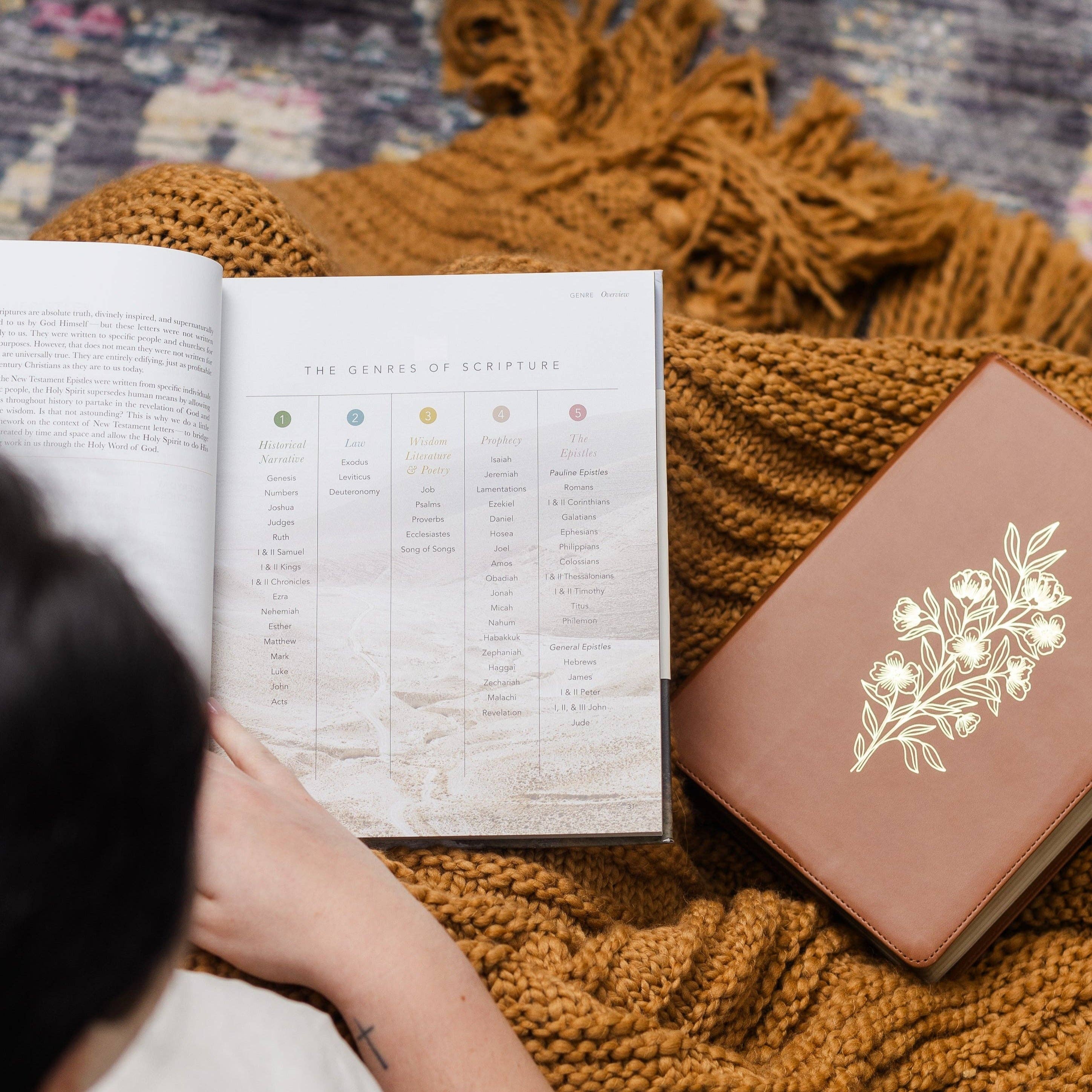 The Bible Handbook coffee table book product photo - styled view - BLVD Boutik