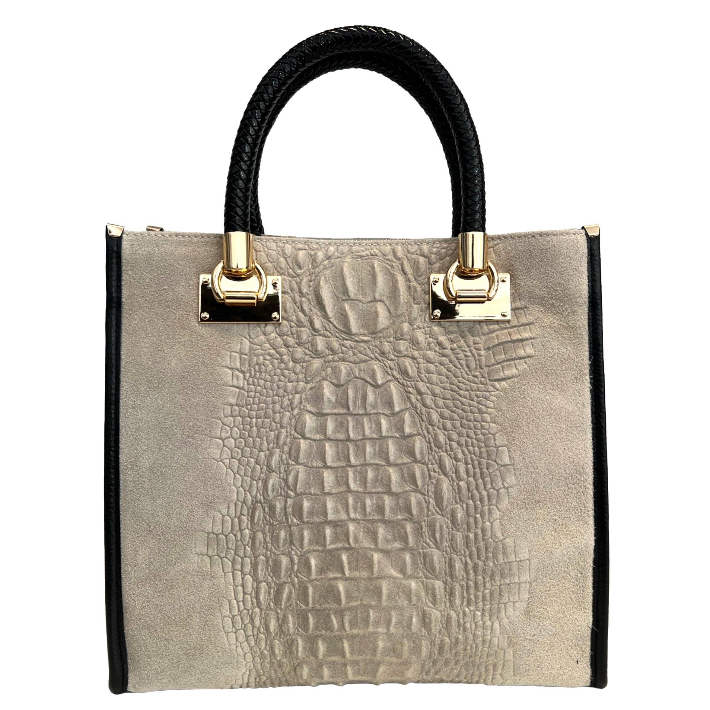 Coconut Suede Leather Bag - The BLVD