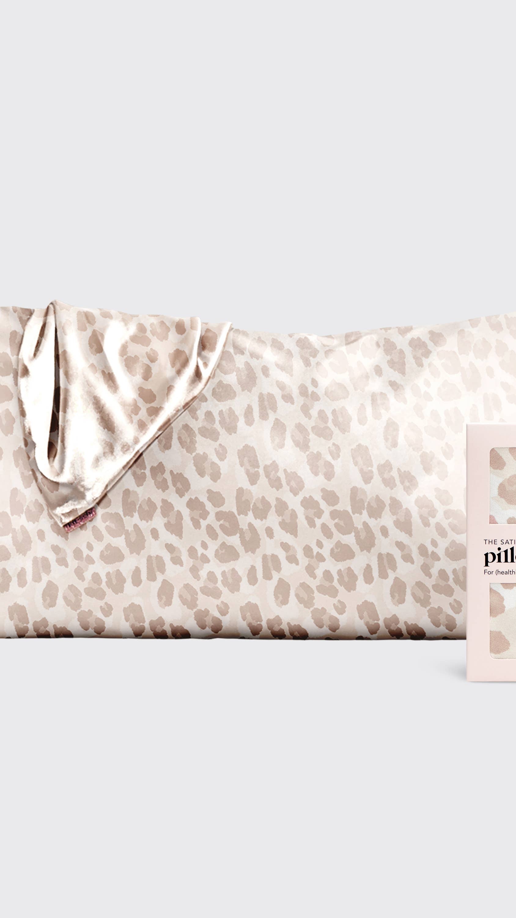 Satin King Pillowcase - Leopard 9x16