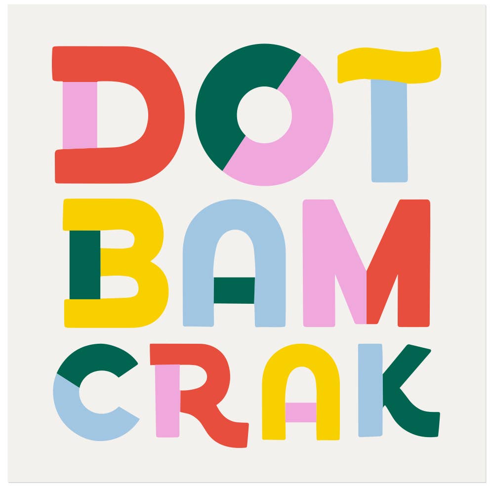 Dot Bam Crak Cocktail Napkin