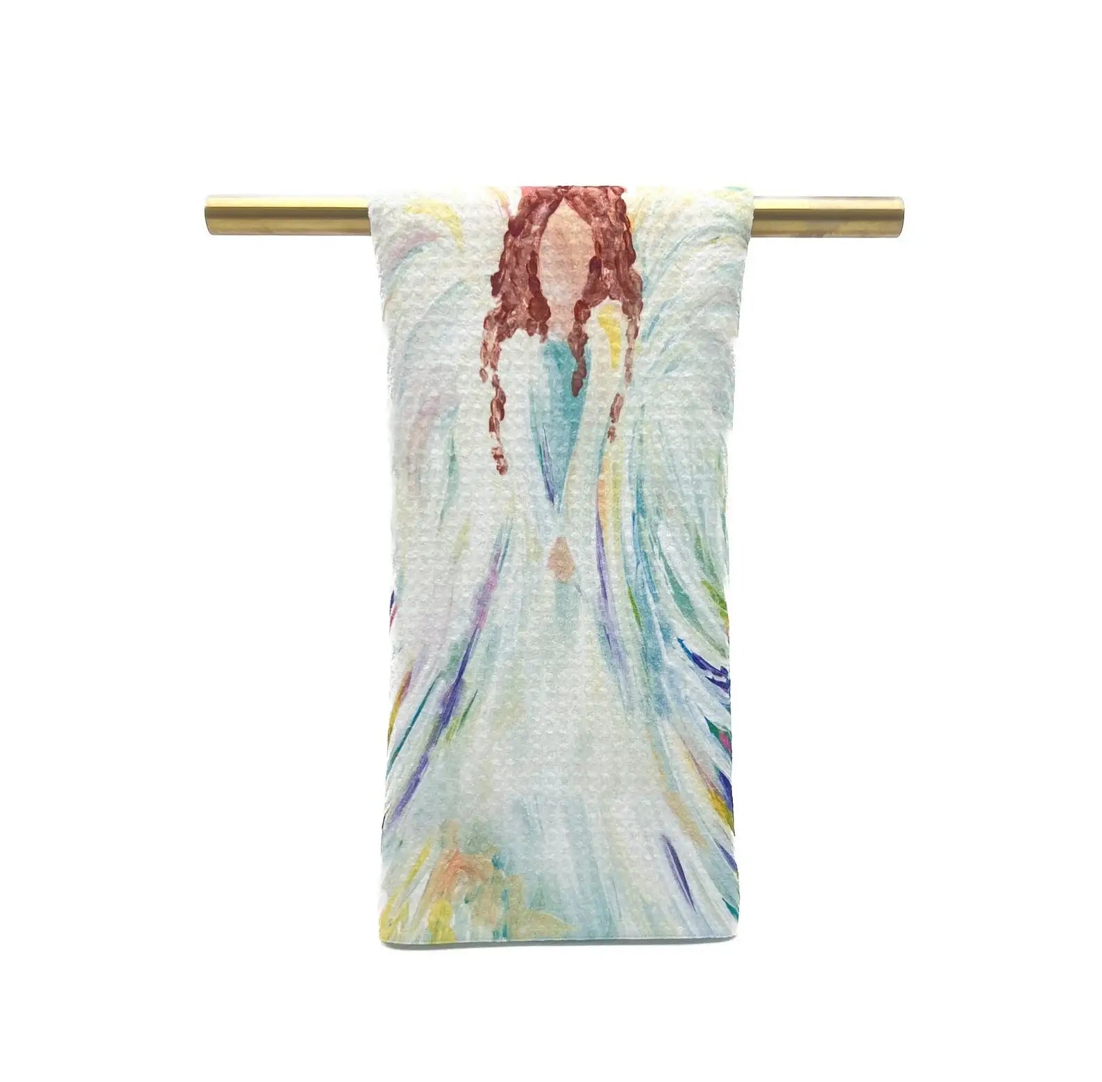 Colorful Angel Tea Towel - Spring Hand Towel
