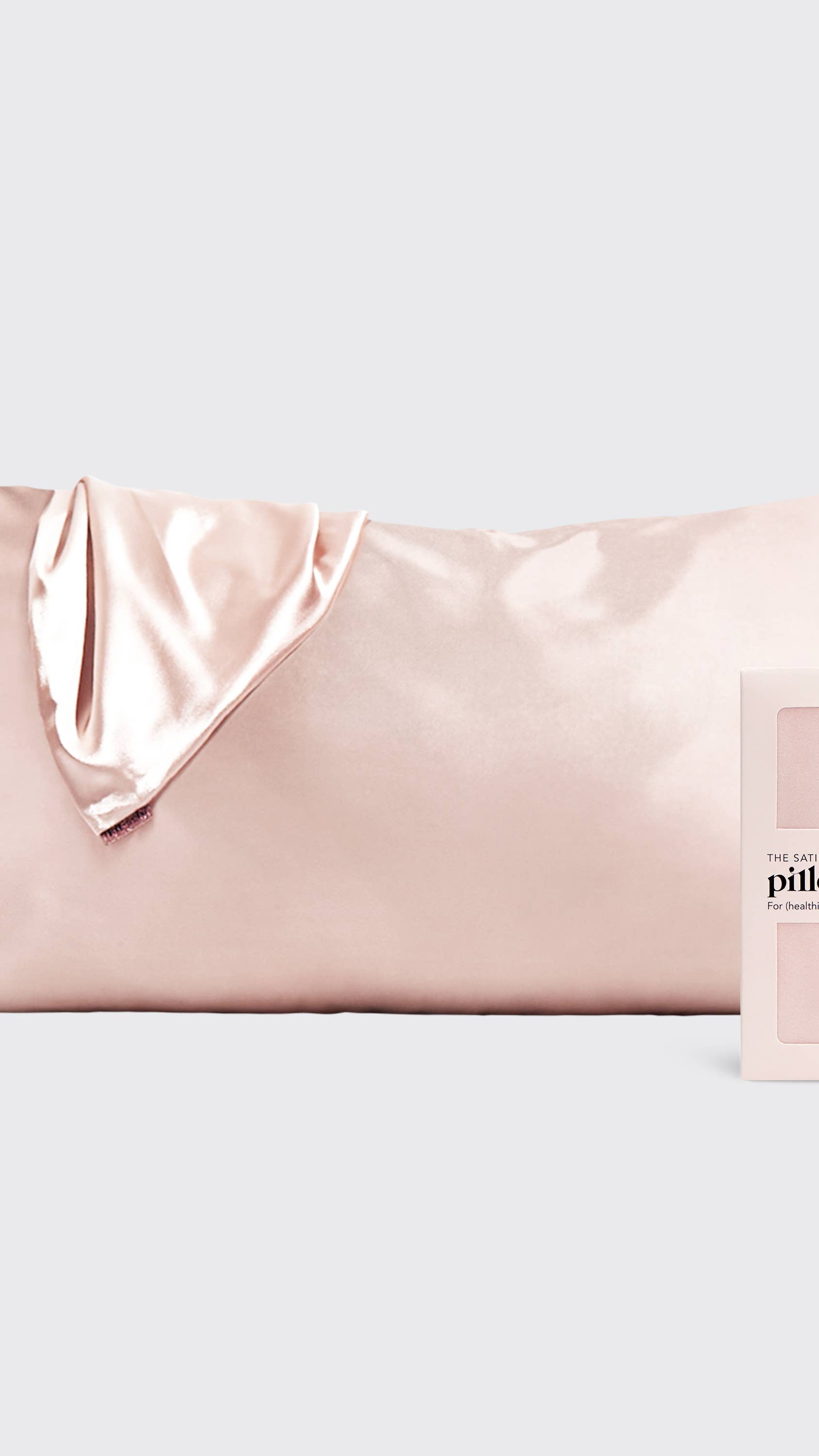 Satin King Pillowcase - Blush 9x16