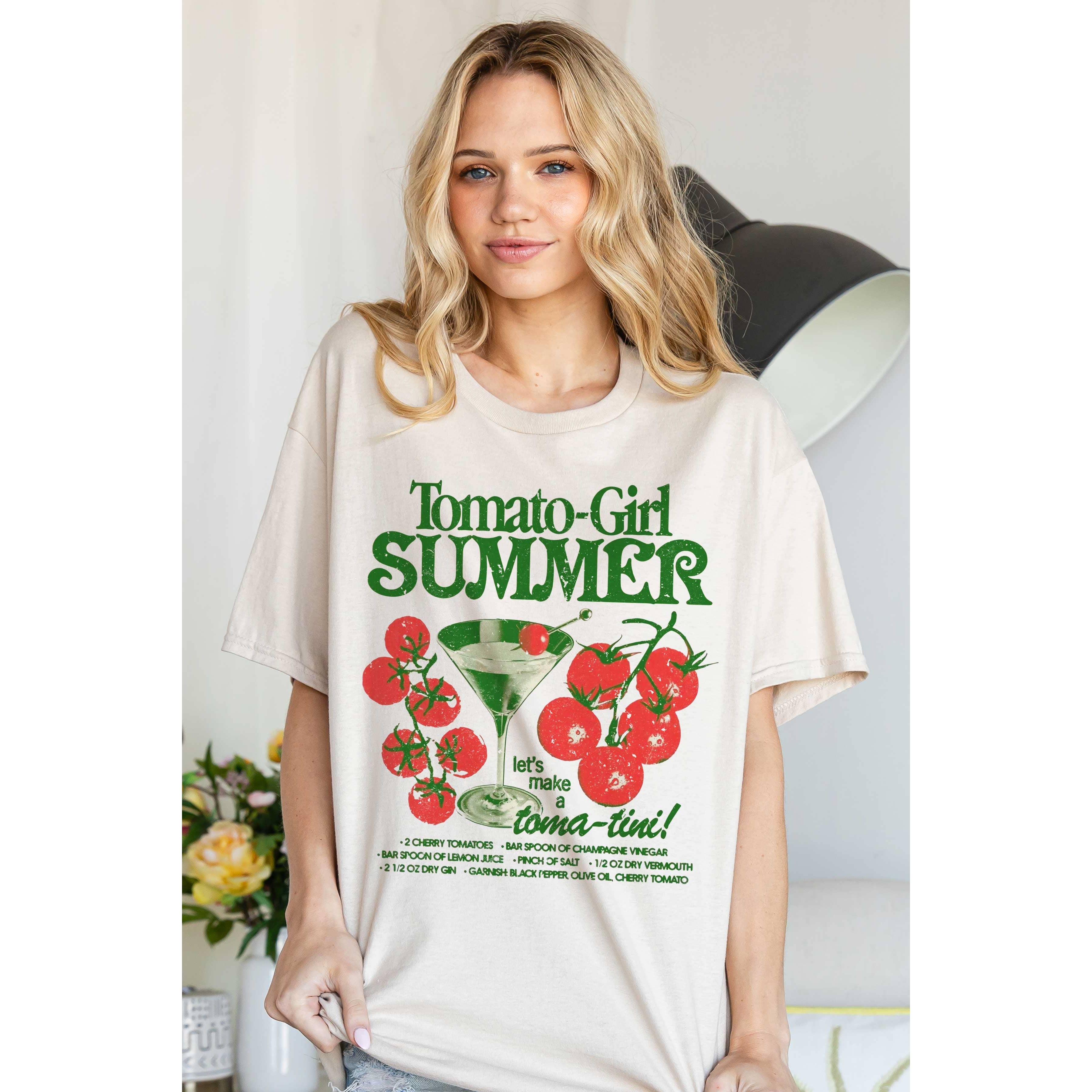 TOMATO GIRL SUMMER Oversized Graphic Tee