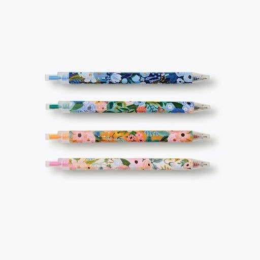 Garden Party gel pen set of 4 product photo - front view - BLVD Boutik