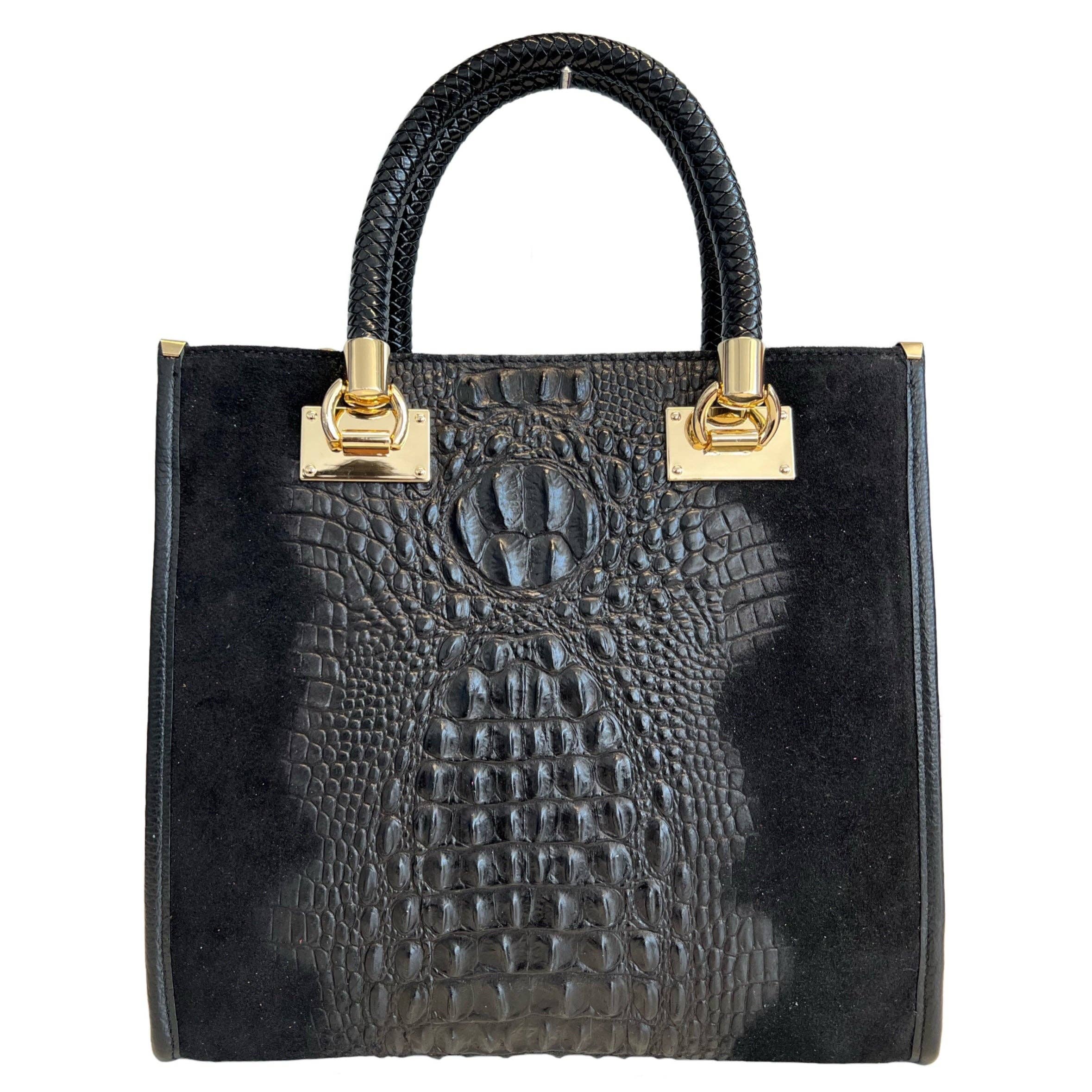 Coconut Suede Leather Bag - The BLVD
