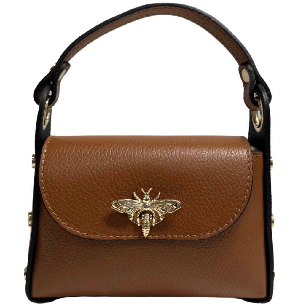 Mini Leather Bag w/Fly Closure - The BLVD
