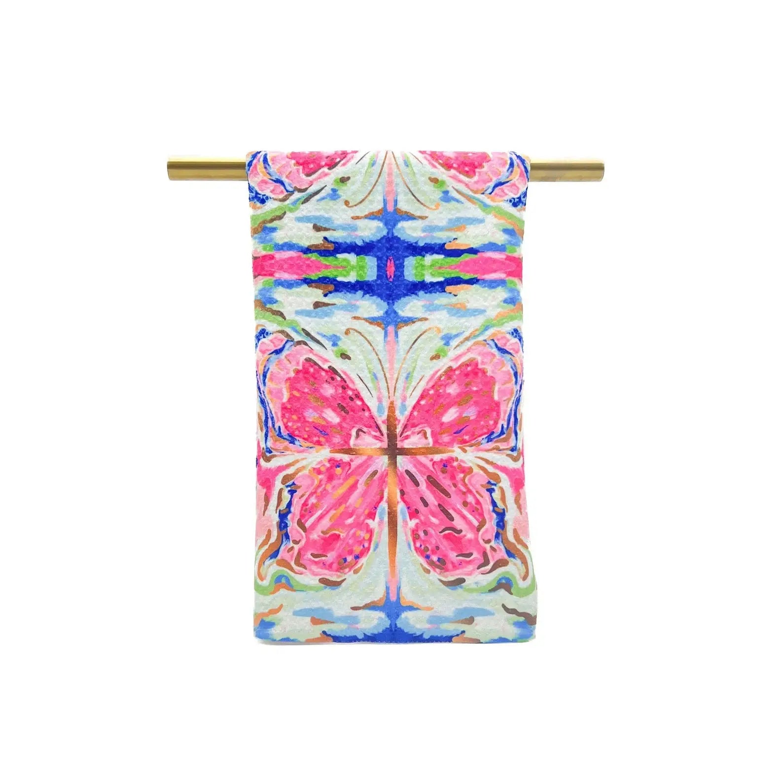 Jewel Kaleidoscope Butterfly tea towel product photo - BLVD Boutik