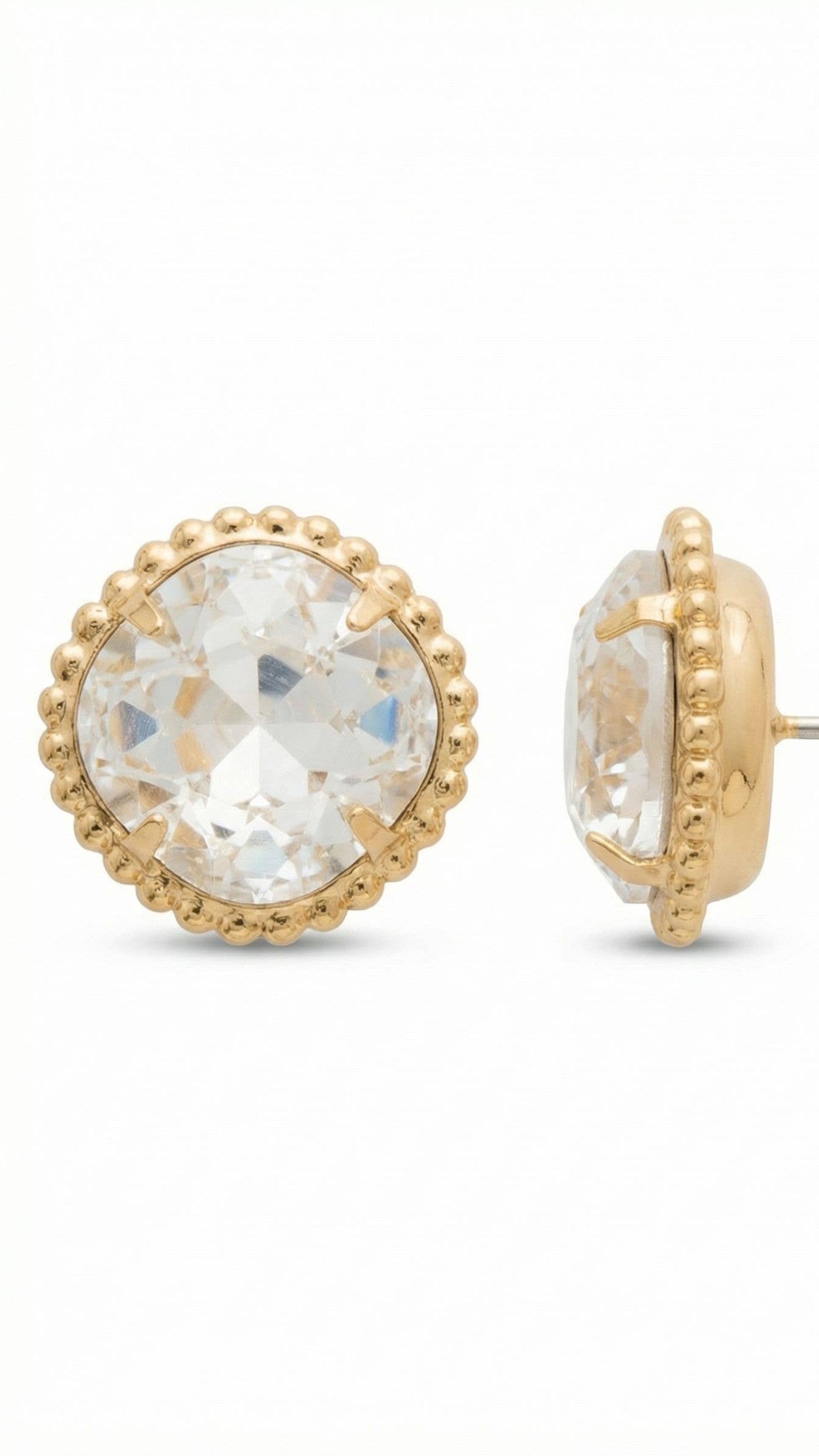 Cushion-Cut Solitaire Stud Earrings