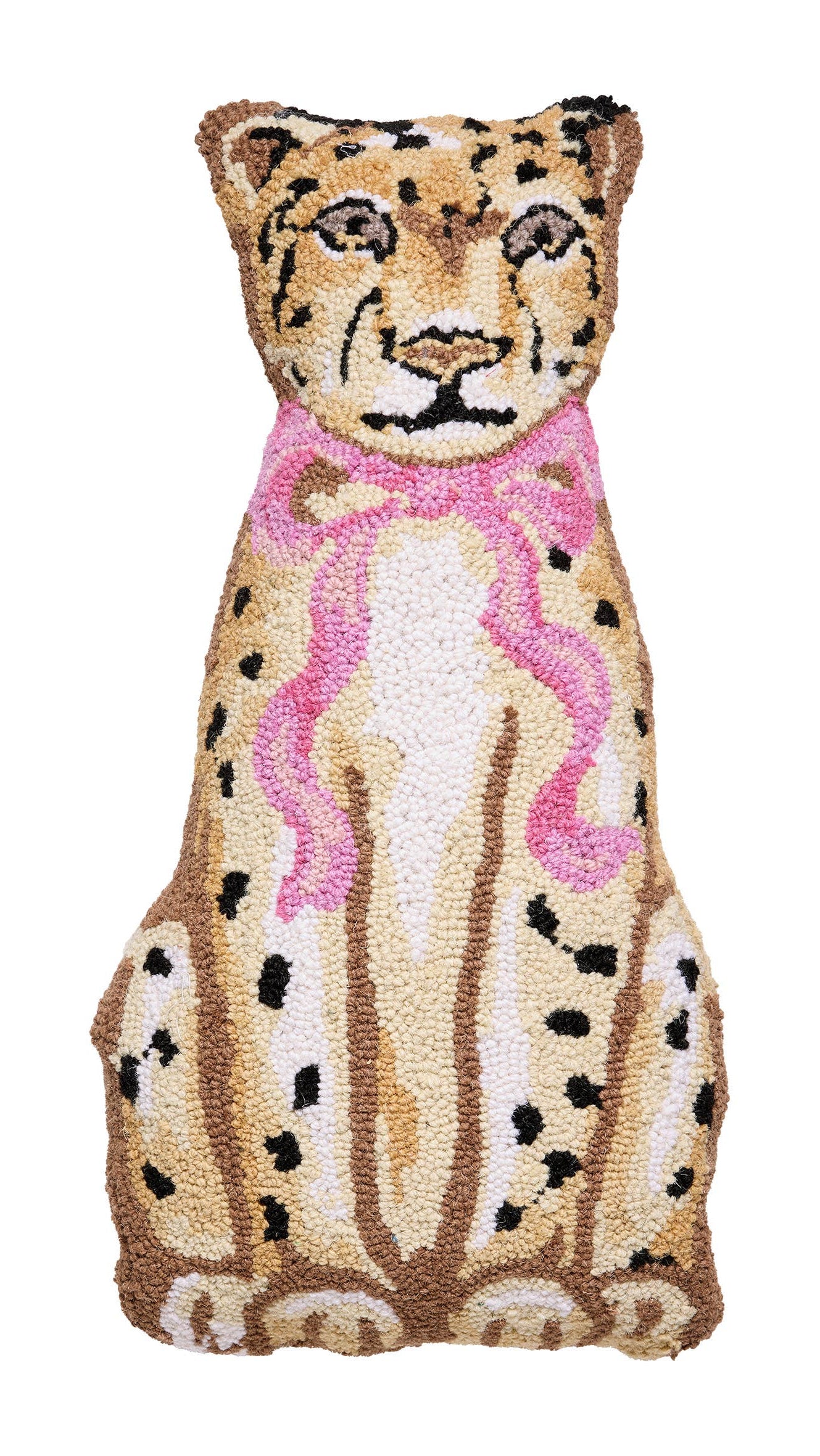 Leopard hook pillow