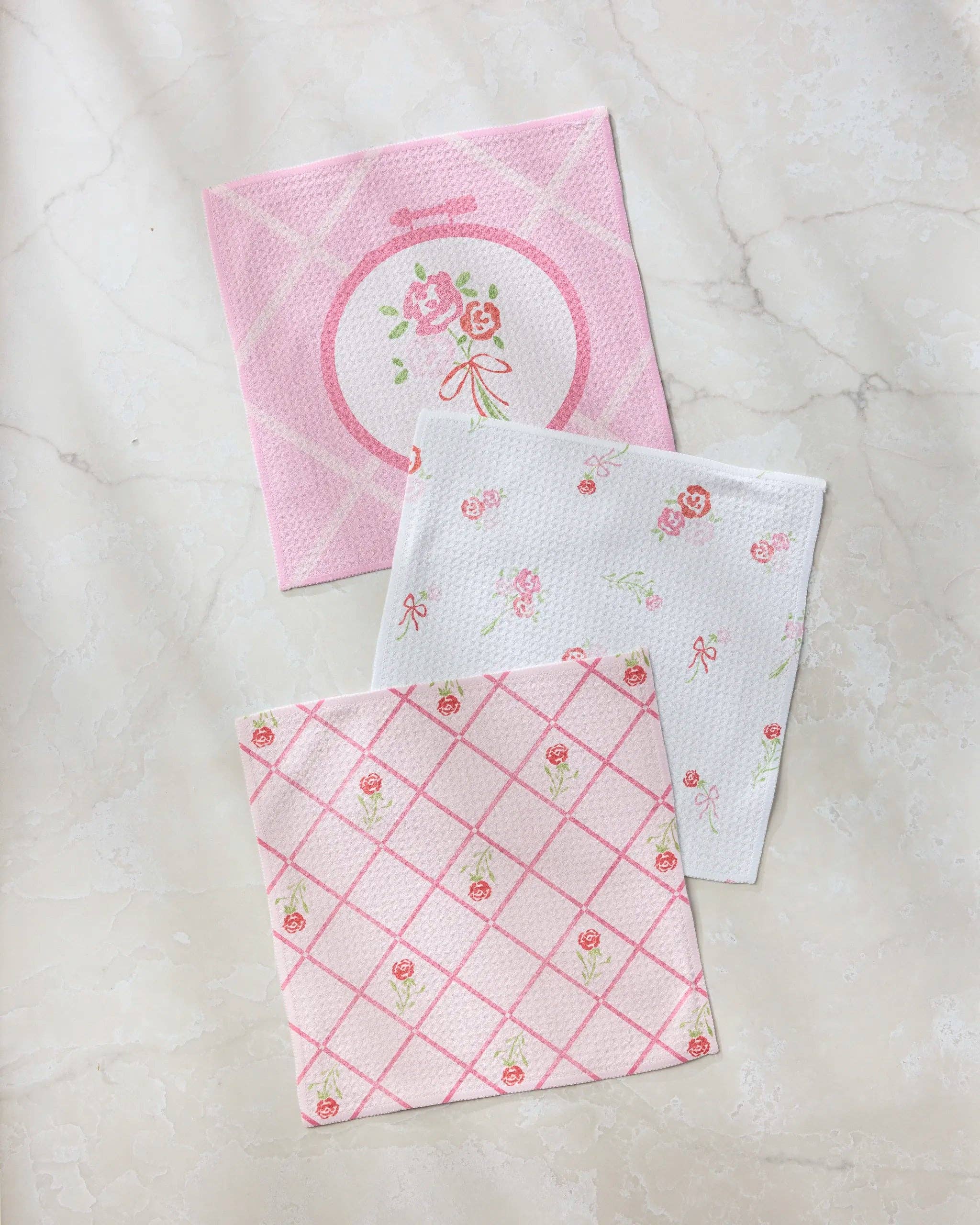 Granny's Embroidery Dishcloth Set - The BLVD