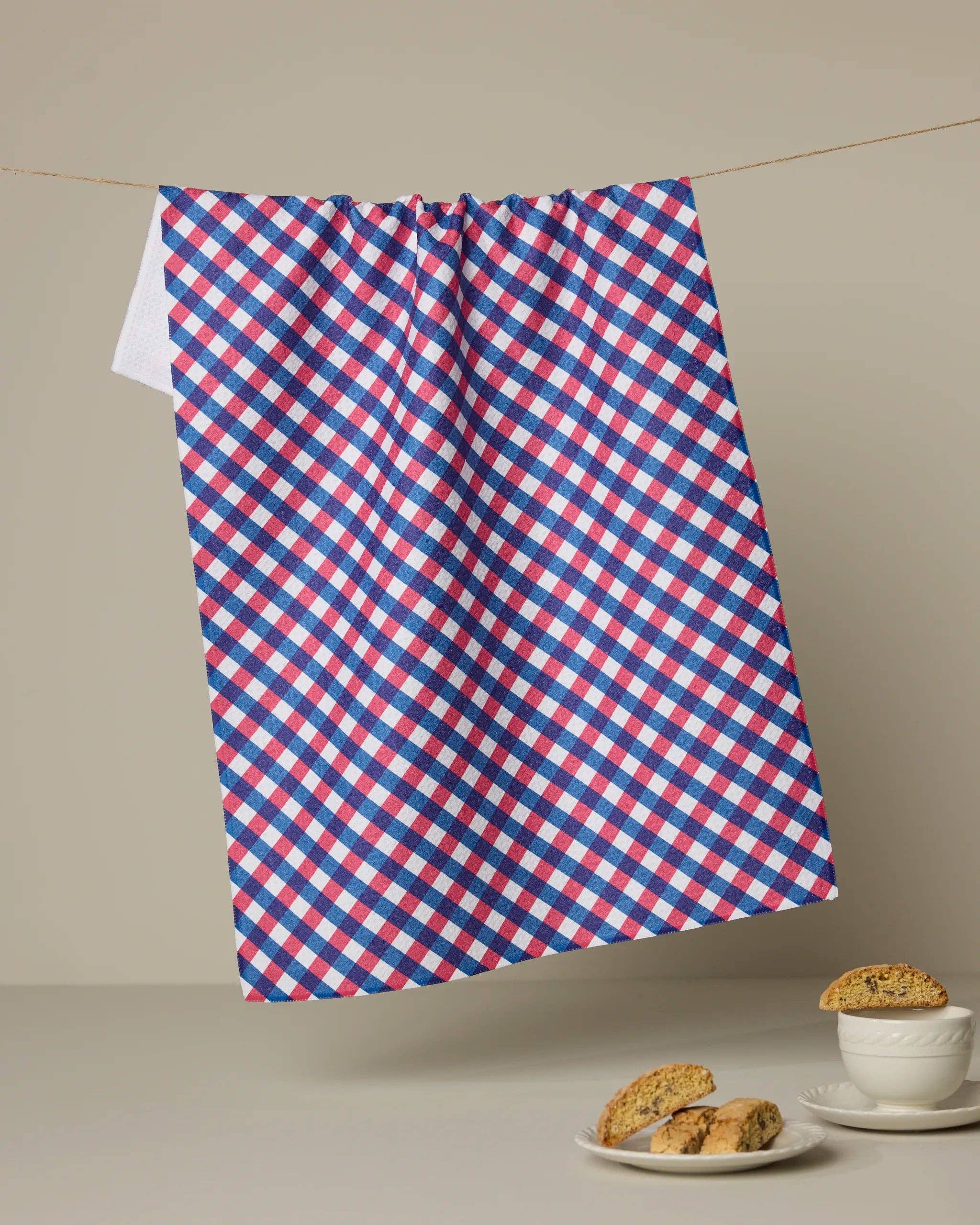 Heritage Check Tea Towel