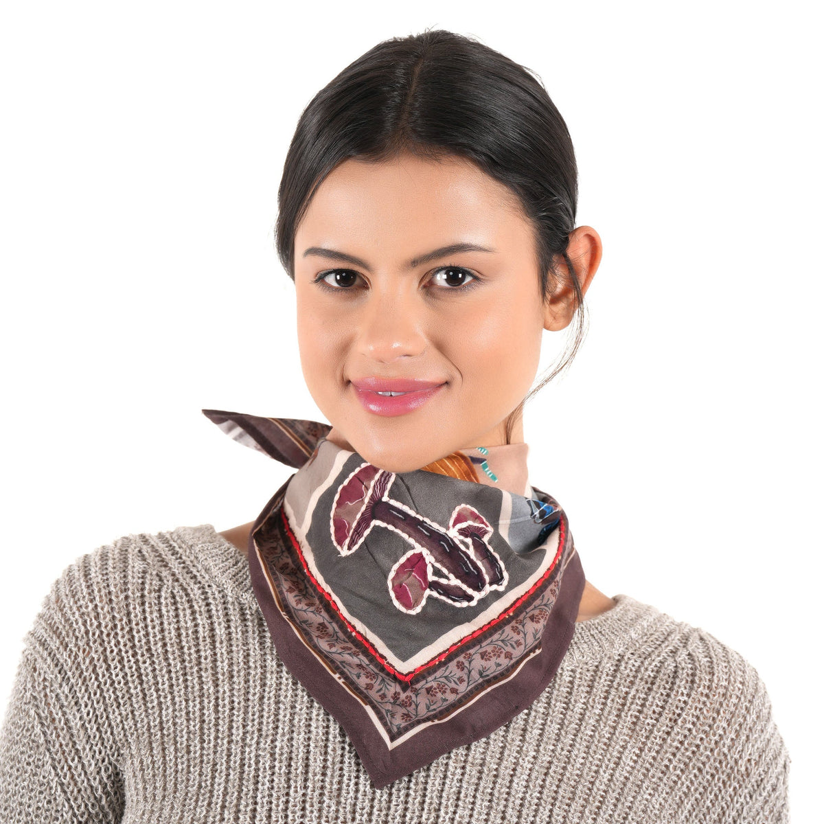 Curious Botanist bandana, alternate view