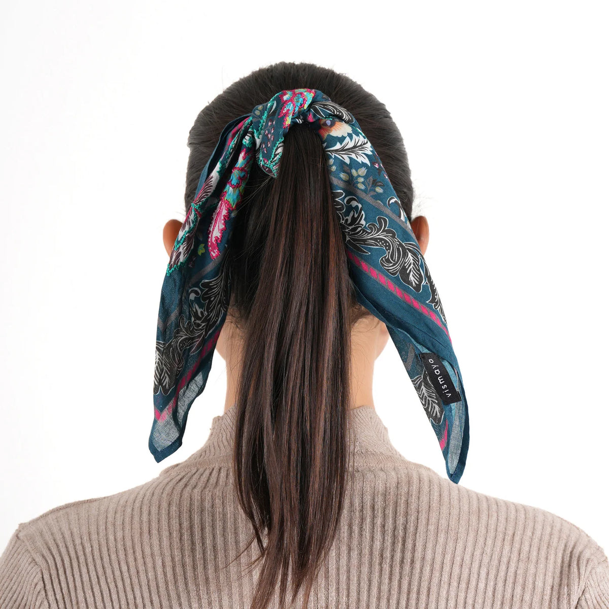 Floralia Bandana/Black