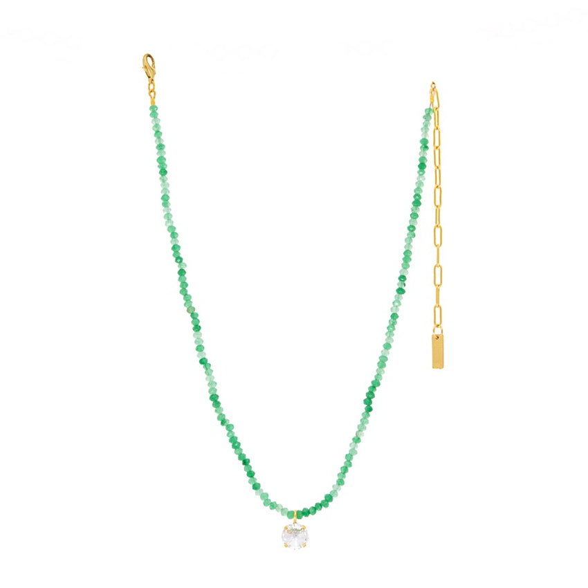 Paige necklace in green
