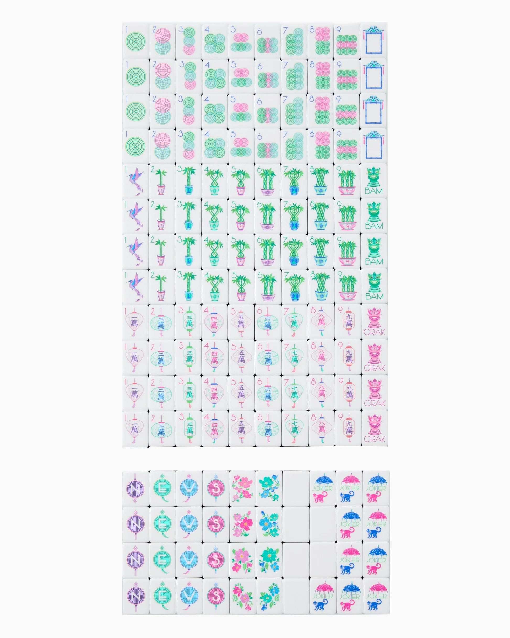 Jasmine Mahjong Tile Set - The BLVD