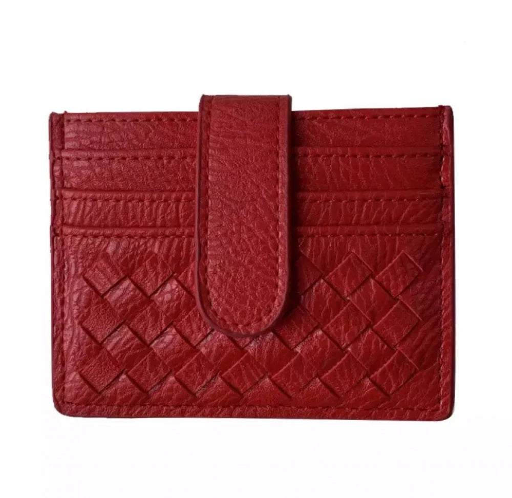 Two-Sided Woven Card Holder