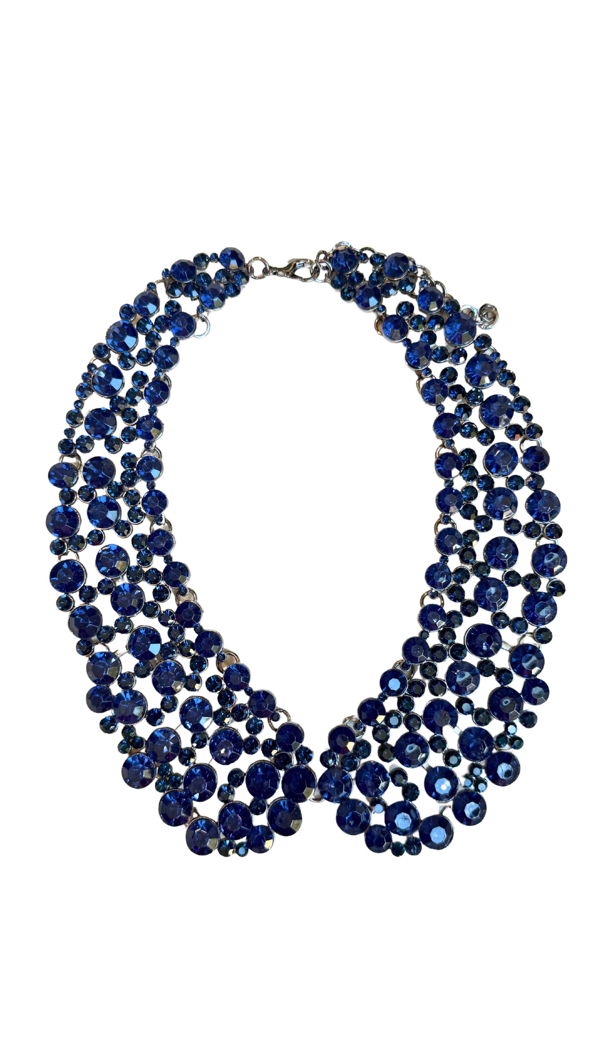 Diana Vintage-Inspired Rhinestone Statement Collar Necklace