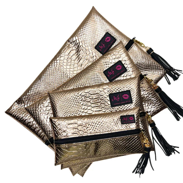 Make-Up Junkie Bag/Large Rose Gold