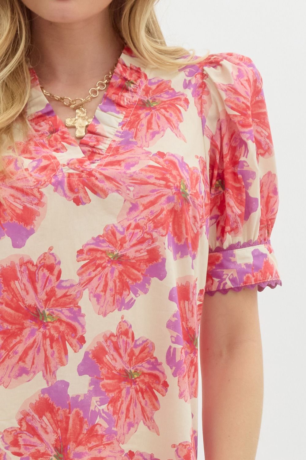 Rose Short Sleeve Top