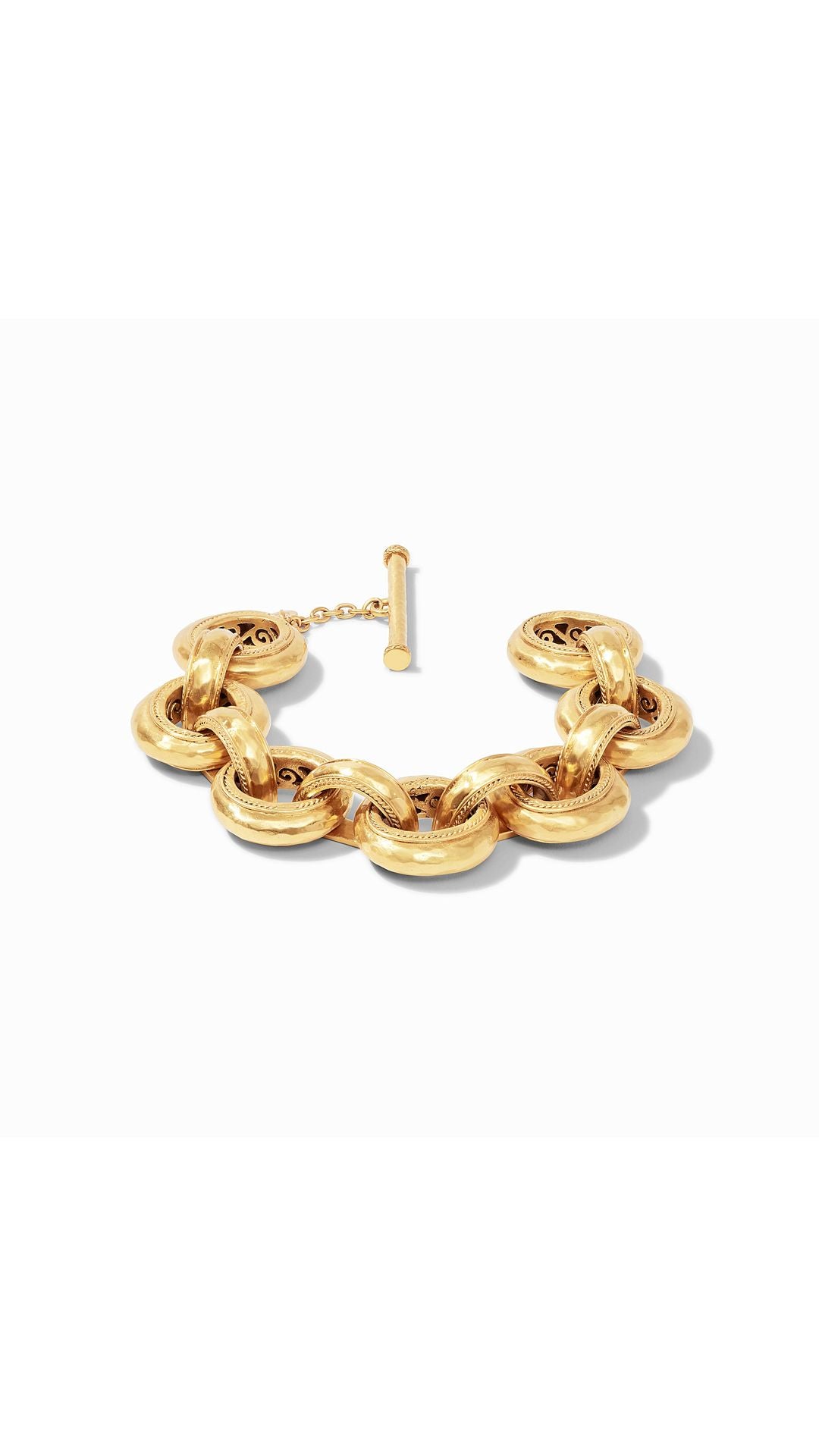 Julie Vos Cannes Demi Link Bracelet in Gold - 24K gold plate