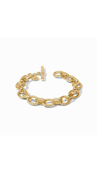 Essex Link Bracelet Gold | 24K Gold Chain Bracelet | Julie Vos