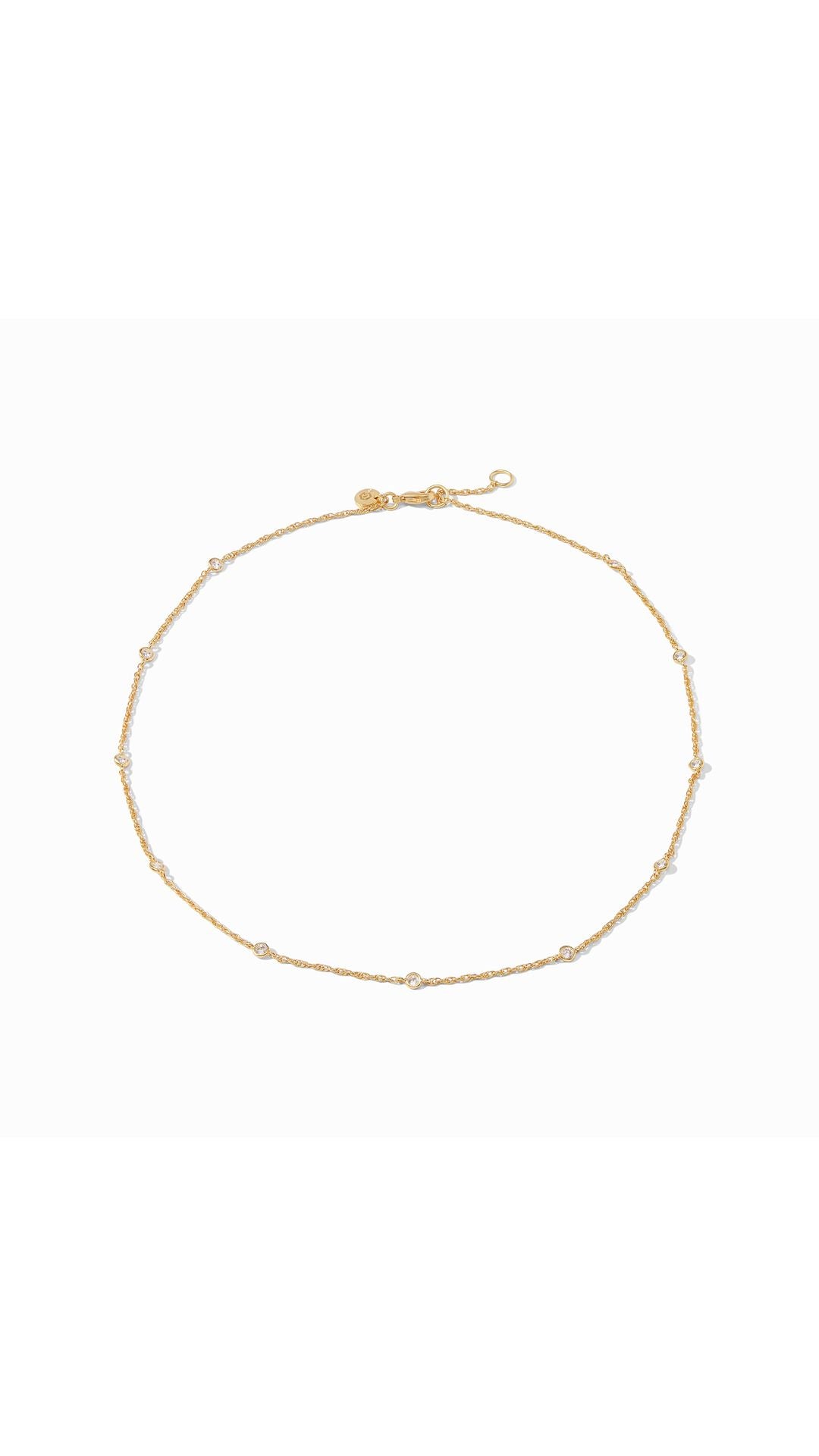 Julie Vos Celeste Delicate Station Necklace - full length
