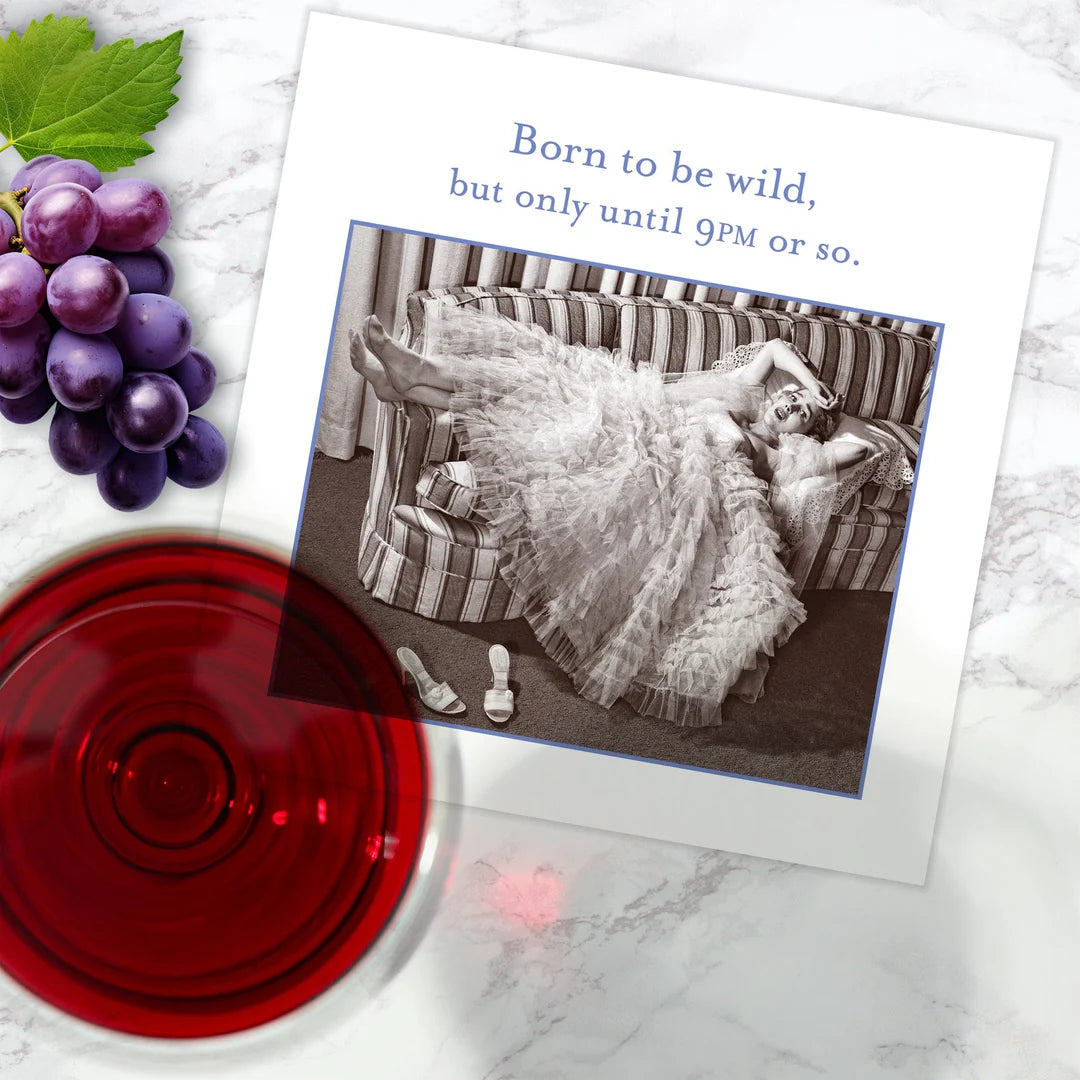 Cocktail napkins Born To Be Wild product photo - styled view - BLVD Boutik